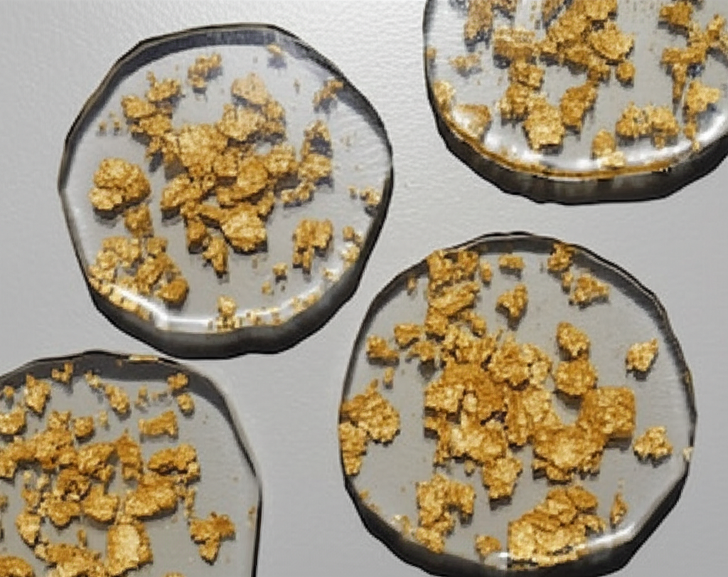 Resin coasters